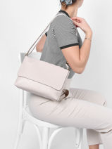 Sac Bandouli�re Soft Miniprix Beige soft MD5234-vue-porte