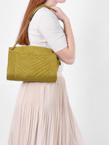 Shoulder Bag Nat et nin Green vintage SIMONE-vue-porte