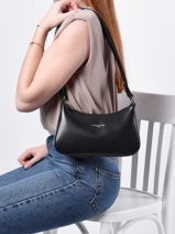 Sac Bandouli�re Suave Cuir Lancaster Noir suave ace 22-vue-porte