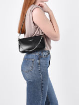 Sac Baguette Suave Cuir Lancaster Noir suave even 14-vue-porte