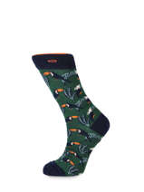 Chaussettes Cabaia Vert socks ALI