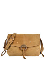 Small Suede Leather Othilia Crossbody Bag Vanessa bruno Brown hobo 55V40813