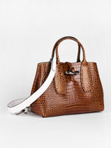 Longchamp Roseau Croco Jewelry Green-vue-porte
