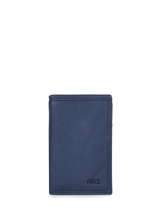 Porte-cartes Cuir Petit prix cuir Bleu elegance SA907