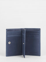 Card Holder Leather Petit prix cuir Blue elegance SA907-vue-porte