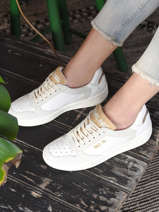 Sneakers in leather-MELINE