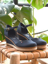 Wedge Sandals Basic Closed Toe Tommy hilfiger Blue women 4787DW5