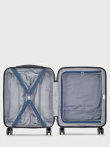 Carry-on Spinner Air Armour Delsey Blue air armour - 3866-803-vue-porte
