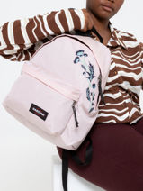 Backpack Eastpak Pink sunbroided K620SUN-vue-porte