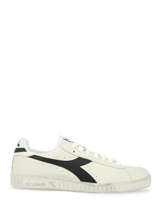 Sneakers Game Low Waxed In Leather Diadora White unisex 90000060