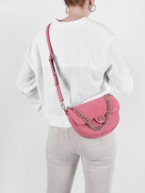 Gilian Crossbody Bag Guess Pink gillian QG839421-vue-porte