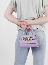 Bling Top-handle Bag Miniprix Violet bling HY5417-vue-porte