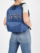 Backpack Vans Blue backpack VN0A3UI8-vue-porte