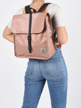 Backpack Herschel Pink weather resistant 10998-vue-porte