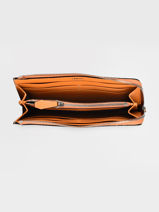 Leather Ninon Wallet Lancel Orange ninon A09974-vue-porte