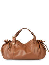 Leather 24h Icône Shoulder Bag Gerard darel Brown icone DUS01410