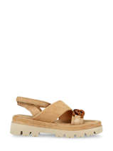 Suede leather sandals-MJUS