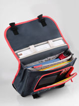 Satchel 2 Compartments Cameleon Blue actual PBBACA35-vue-porte