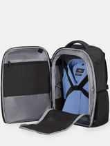 Backpack With 15" Laptop Sleeve Samsonite Black biz2go KI1005-vue-porte