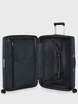 Valise Rigide Upscape Samsonite Bleu upscape KJ1004-vue-porte
