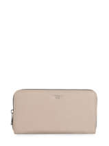 Zip Wallet Grained Miniprix Beige grained H1689