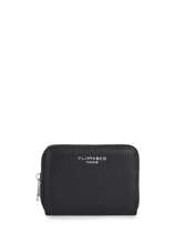Grained Compact Wallet Miniprix Black grained K2015