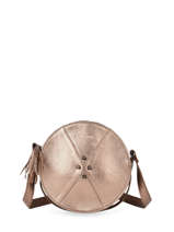 Leather Crossbody Bag Le Precieux Paul marius Beige vintage PRECIEUX