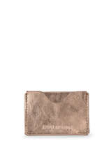 Card Holder Leather Paul marius Pink vintage GABIN