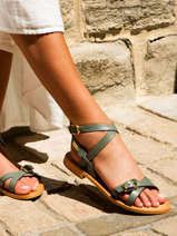 Leather hepana sandals-LES TROPEZIENNES