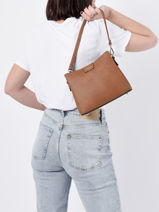 Shoulder Bag Grained Miniprix Brown grained F2548-vue-porte