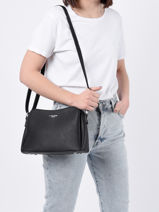 Shoulder Bag Grained Miniprix Black grained F2516-vue-porte