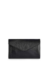 Portemonnee Leather Etrier Black etincelle irisee EETI701