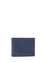 Card Holder Leather Lacoste Blue chantaco NH2824CE