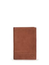 Leather Angchorage Wallet Serge blanco Brown anchorage ANC21019
