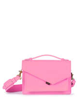 Leather Zo Crossbody Bag Lancaster Pink zoe 10
