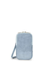 Leather Velvet Phone Bag Milano Blue velvet 936024