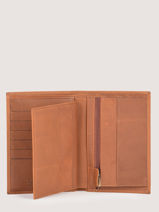 Wallet Leather Katana Yellow marina 753015-vue-porte