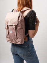 Backpack Herschel Pink classics 11091-vue-porte