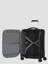 Softside Luggage Respark Samsonite Black respark KJ3006-vue-porte