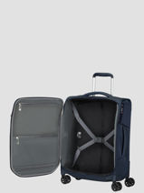 Expandable Softside Luggage Respark Samsonite Blue respark KJ3006-vue-porte