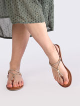 Leather sandals-TAMARIS-vue-porte