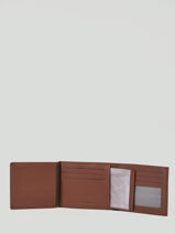 Smooth Leather Wallet Yves renard Brown smooth 1506-vue-porte