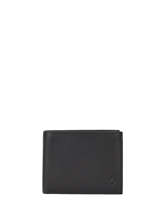 Smooth Leather Wallet Yves renard Black smooth 1507