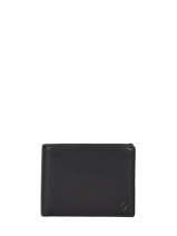 Smooth Leather Wallet Yves renard Black smooth 1572