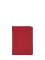 Card Holder Leather Petit prix cuir Red supreme FA205