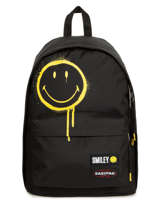 Out Of Office Smiley Backpack 1 Compartment Eastpak Black smiley K767SMI