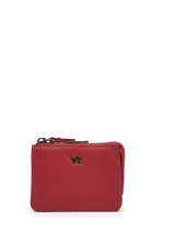 Leather Foulonn Wallet Yves renard Red foulonne 29460