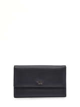 Leather Foulonn Wallet Yves renard Black foulonne 29439