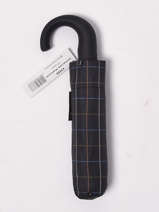 Parapluie Pliant Happy rain Noir gents print 43668