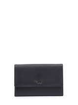 Leather Foulonn Wallet Yves renard Black foulonne 29491